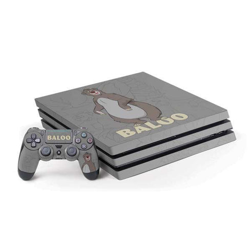 Disney Jungle Book Baloo Portrait PlayStation PS4 Skins