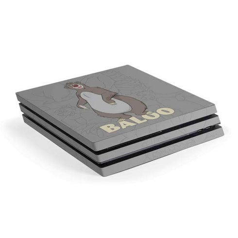 Disney Jungle Book Baloo Portrait PlayStation PS4 Skins