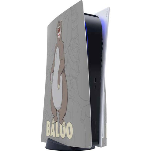 Disney Jungle Book Baloo Portrait PlayStation PS5 Skins