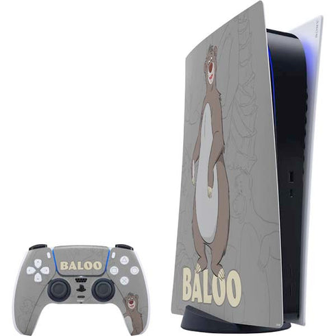 Disney Jungle Book Baloo Portrait PlayStation PS5 Skins
