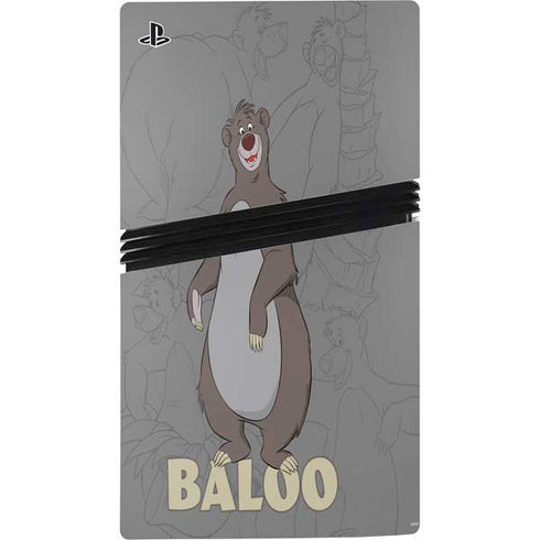 Disney Jungle Book Baloo Portrait PS5 Pro Console Skin