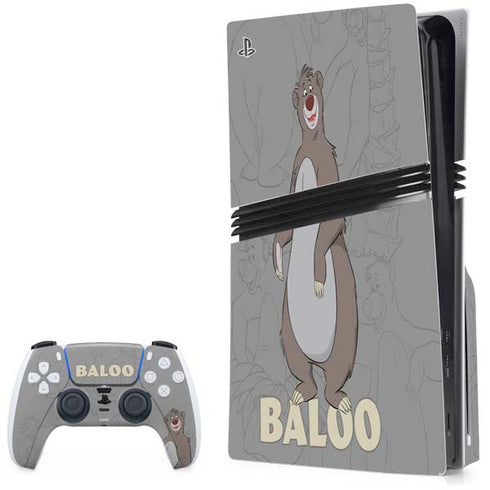 Disney Jungle Book Baloo Portrait PlayStation PS5 Skins