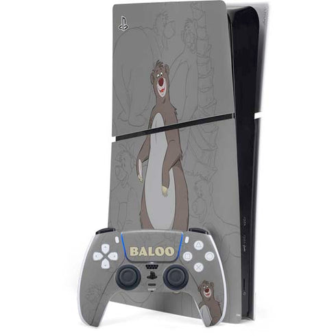 Disney Jungle Book Baloo Portrait PlayStation PS5 Skins