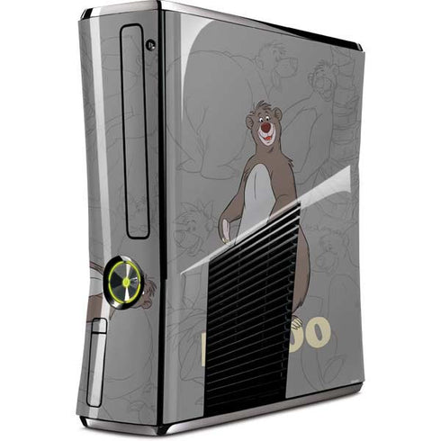 Disney Jungle Book Baloo Portrait Xbox 360 Slim (2010) Skin