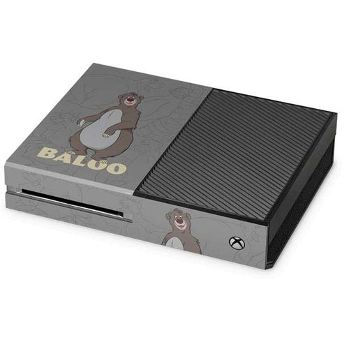 Disney Jungle Book Baloo Portrait Xbox One Console Skin