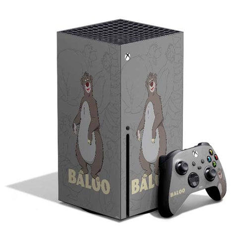 Disney Jungle Book Baloo Portrait Xbox Series X Bundle Skin