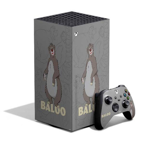 Disney Jungle Book Baloo Portrait XBox Series X Digital Edition Bundle Skin
