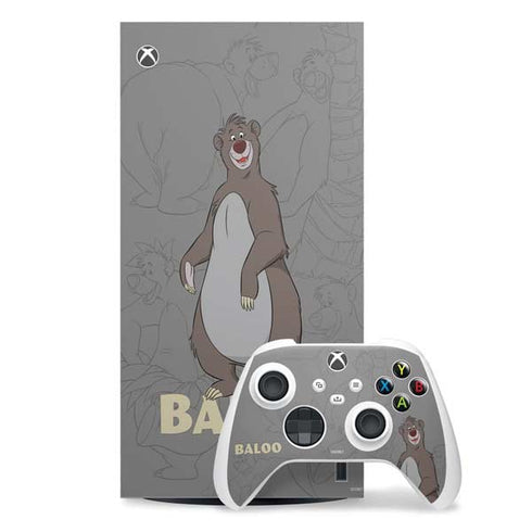 Disney Jungle Book Baloo Portrait Xbox Series X Skins