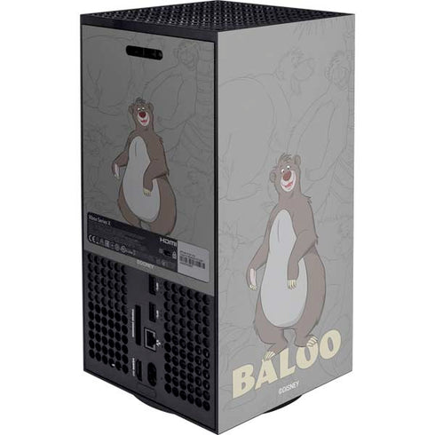 Disney Jungle Book Baloo Portrait XBox Series X Digital Edition Console Skin