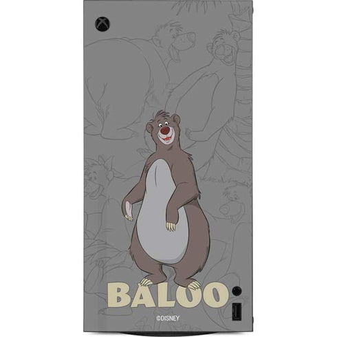 Disney Jungle Book Baloo Portrait XBox Series X Digital Edition Console Skin