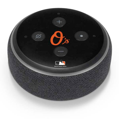 MLB Baltimore Orioles - Solid Distressed Amazon Echo Dot Skin