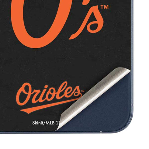 MLB Baltimore Orioles - Solid Distressed Galaxy A35 5G Skin