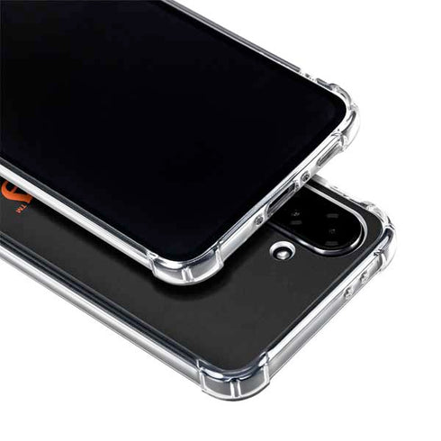 MLB Baltimore Orioles - Solid Distressed Galaxy A36 5G Clear Case