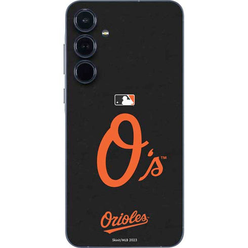 MLB Baltimore Orioles - Solid Distressed Galaxy A36 5G Skin
