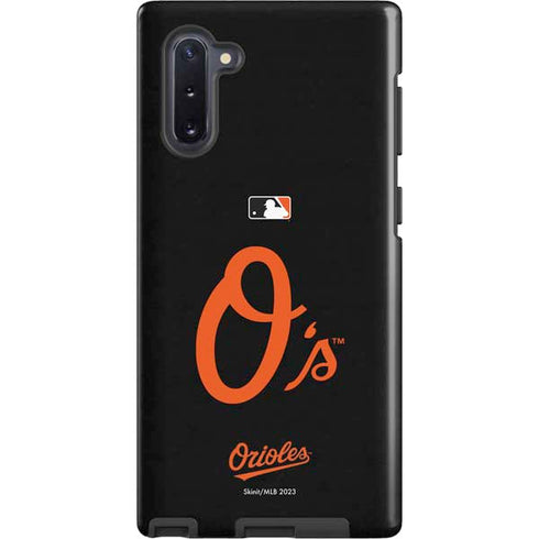 MLB Baltimore Orioles - Solid Distressed Galaxy Cases