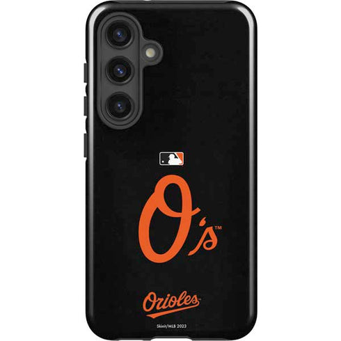 MLB Baltimore Orioles - Solid Distressed Galaxy S25 Impact Case