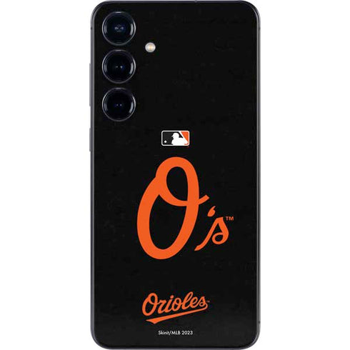 MLB Baltimore Orioles - Solid Distressed Galaxy S25 Plus Skin
