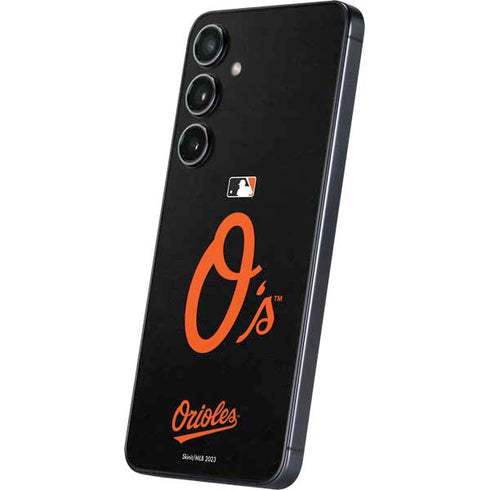 MLB Baltimore Orioles - Solid Distressed Galaxy S25 Plus Skin