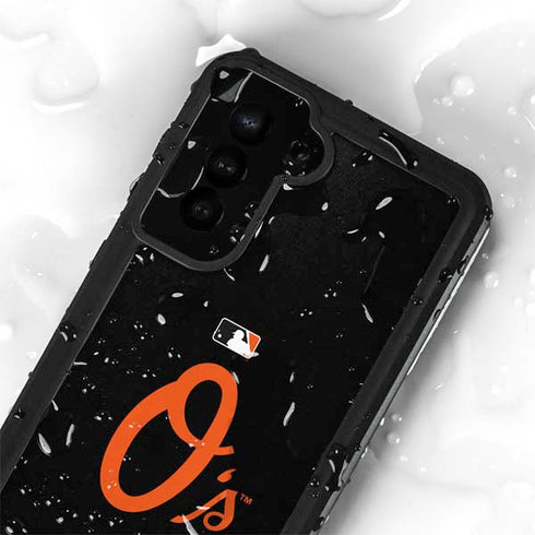 MLB Baltimore Orioles - Solid Distressed Galaxy S24 Plus Waterproof Case