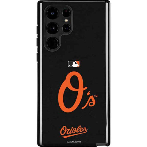 MLB Baltimore Orioles - Solid Distressed Galaxy S25 Ultra Impact Case