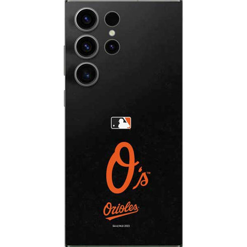 MLB Baltimore Orioles - Solid Distressed Galaxy S24 Ultra Skin