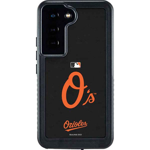 MLB Baltimore Orioles - Solid Distressed Galaxy S24 Waterproof Case