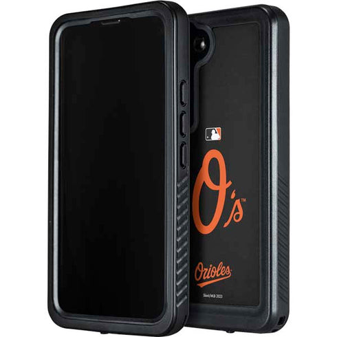 MLB Baltimore Orioles - Solid Distressed Galaxy S24 Waterproof Case