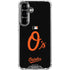 MLB Baltimore Orioles - Solid Distressed Galaxy S26 Plus Clear Case