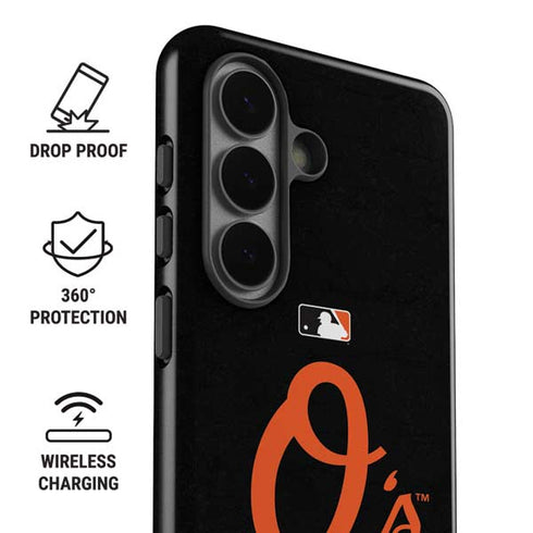 MLB Baltimore Orioles - Solid Distressed Galaxy S26 Plus Impact Case