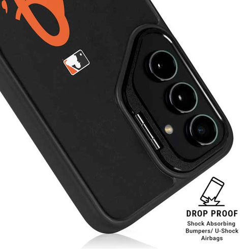 MLB Baltimore Orioles - Solid Distressed Galaxy S26 Plus Kickstand Case