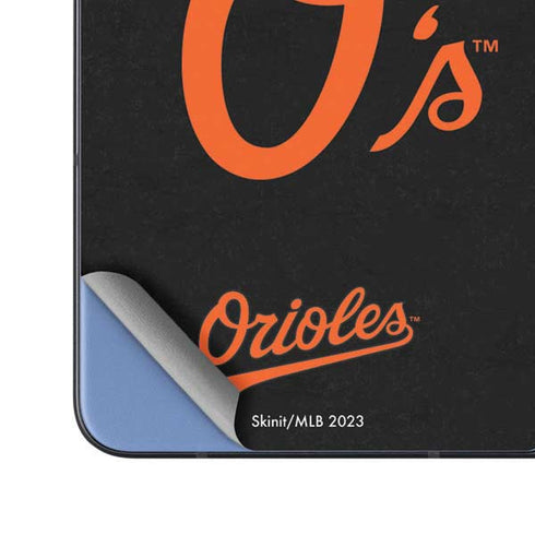 MLB Baltimore Orioles - Solid Distressed Galaxy Z Fold5 5G Skin