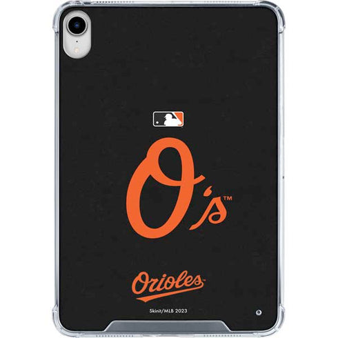 MLB Baltimore Orioles - Solid Distressed iPad 11th Gen (2025) Clear Case