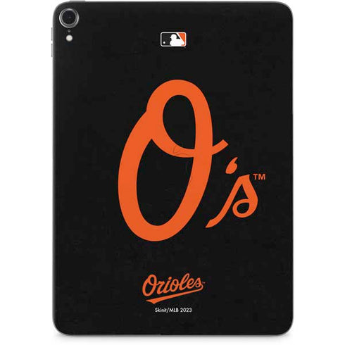 MLB Baltimore Orioles - Solid Distressed Apple iPad Pro Skin