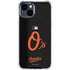 MLB Baltimore Orioles - Solid Distressed iPhone 15 Clear Case