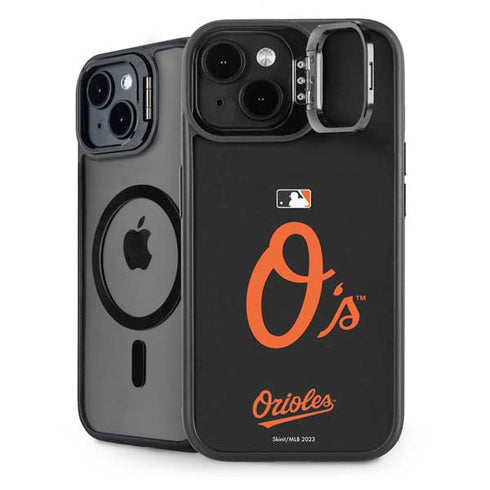 MLB Baltimore Orioles - Solid Distressed iPhone 15 Kickstand Case