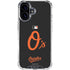 MLB Baltimore Orioles - Solid Distressed iPhone 16 Clear Case