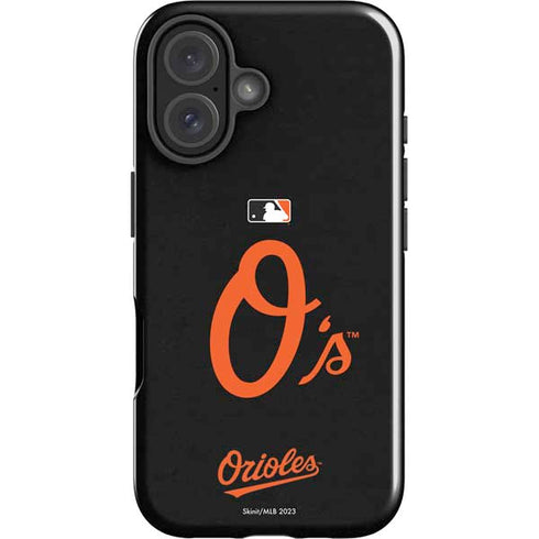 MLB Baltimore Orioles - Solid Distressed iPhone 16 Impact Case