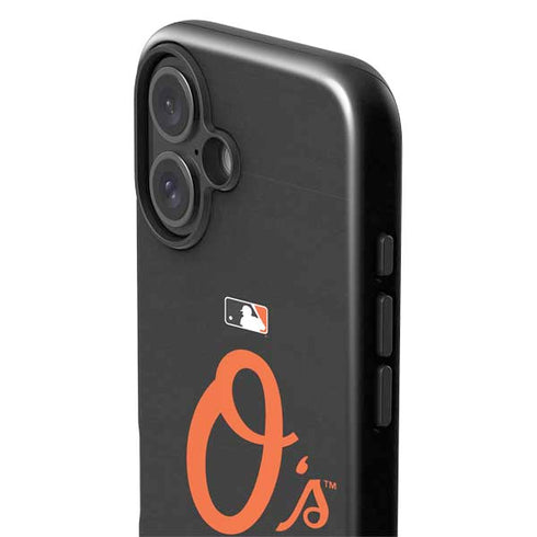 MLB Baltimore Orioles - Solid Distressed iPhone 16 Impact Case