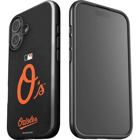 MLB Baltimore Orioles - Solid Distressed iPhone 16 Impact Case