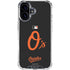 MLB Baltimore Orioles - Solid Distressed iPhone 16 Plus Clear Case