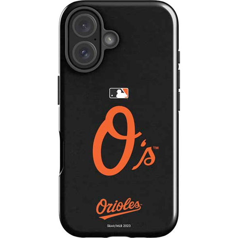 MLB Baltimore Orioles - Solid Distressed iPhone 16 Plus Impact Case