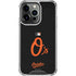 MLB Baltimore Orioles - Solid Distressed iPhone 16 Pro Clear Case