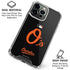 MLB Baltimore Orioles - Solid Distressed iPhone 16 Pro Clear Case