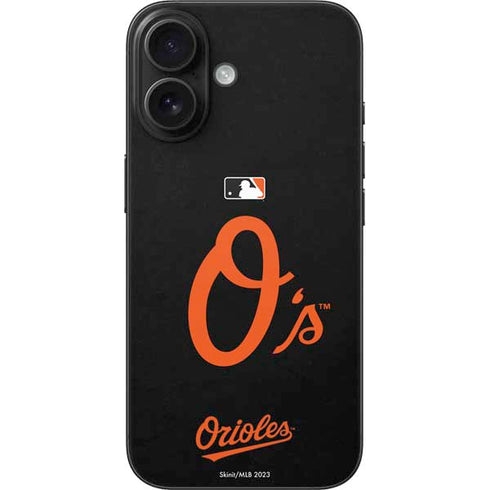 MLB Baltimore Orioles - Solid Distressed iPhone 16 Skin