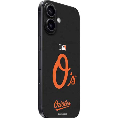 MLB Baltimore Orioles - Solid Distressed iPhone 16 Skin