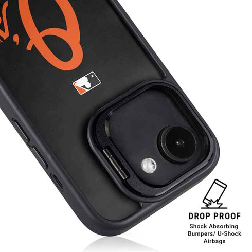 MLB Baltimore Orioles - Solid Distressed iPhone 16e Kickstand Case