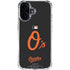 MLB Baltimore Orioles - Solid Distressed iPhone 17 Clear Case