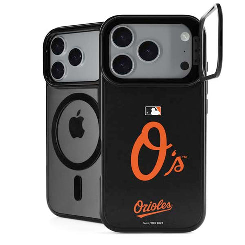 MLB Baltimore Orioles - Solid Distressed iPhone 18 Pro Kickstand Case