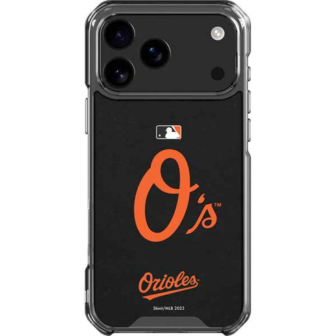 MLB Baltimore Orioles - Solid Distressed iPhone 18 Pro Max Clear Case