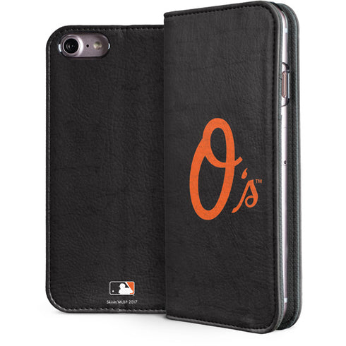 MLB Baltimore Orioles - Solid Distressed iPhone 8 Folio Case
